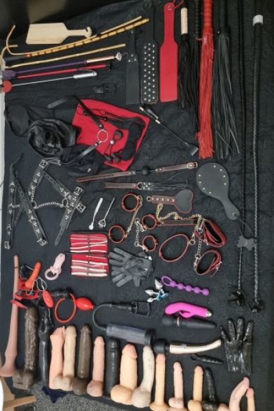 Just a selection of toys for Mistress M 
